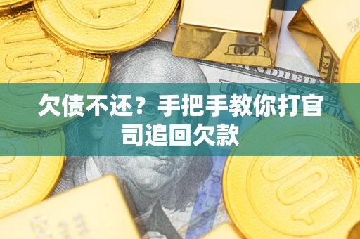 武汉欠债不还？手把手教你打官司追回欠款