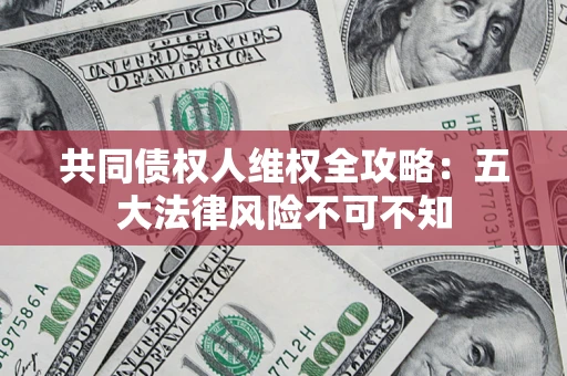 武汉共同债权人维权全攻略：五大法律风险不可不知