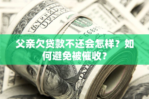 武汉父亲欠贷款不还会怎样？如何避免被催收？