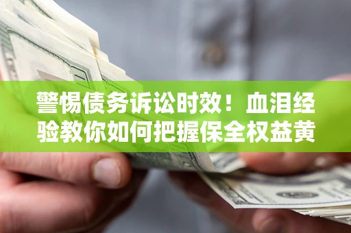 武汉警惕债务诉讼时效！血泪经验教你如何把握保全权益黄金期
