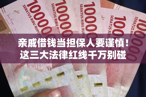 武汉亲戚借钱当担保人要谨慎！这三大法律红线千万别碰