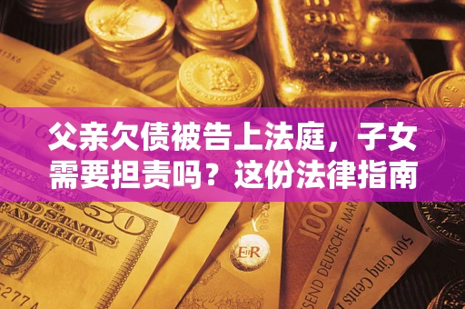 武汉父亲欠债被告上法庭，子女需要担责吗？这份法律指南必须看完