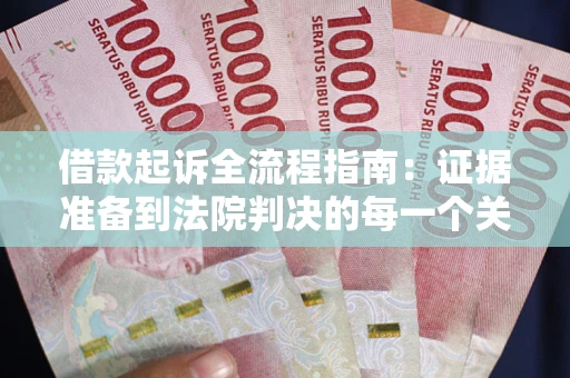 武汉借款起诉全流程指南：证据准备到法院判决的每一个关键步骤