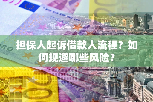 武汉担保人起诉借款人流程？如何规避哪些风险？