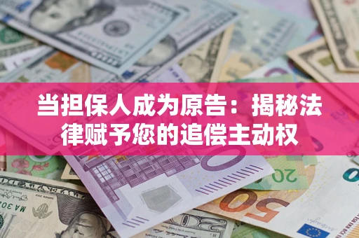 武汉当担保人成为原告：揭秘法律赋予您的追偿主动权
