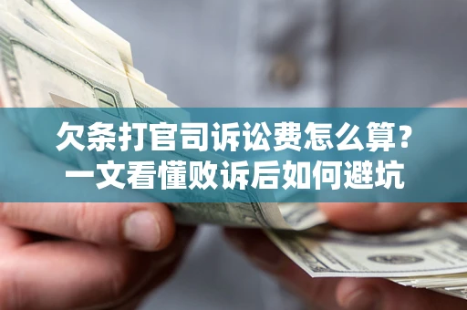 武汉欠条打官司诉讼费怎么算？一文看懂败诉后如何避坑